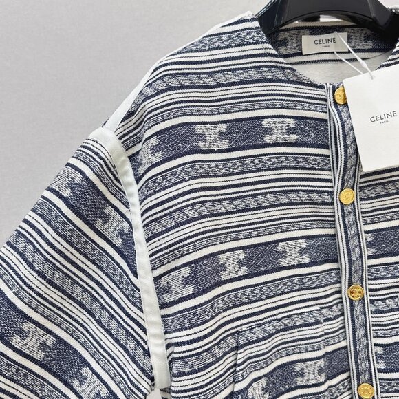 Celine single-breasted round-neck jacket - Picture 3 of 5